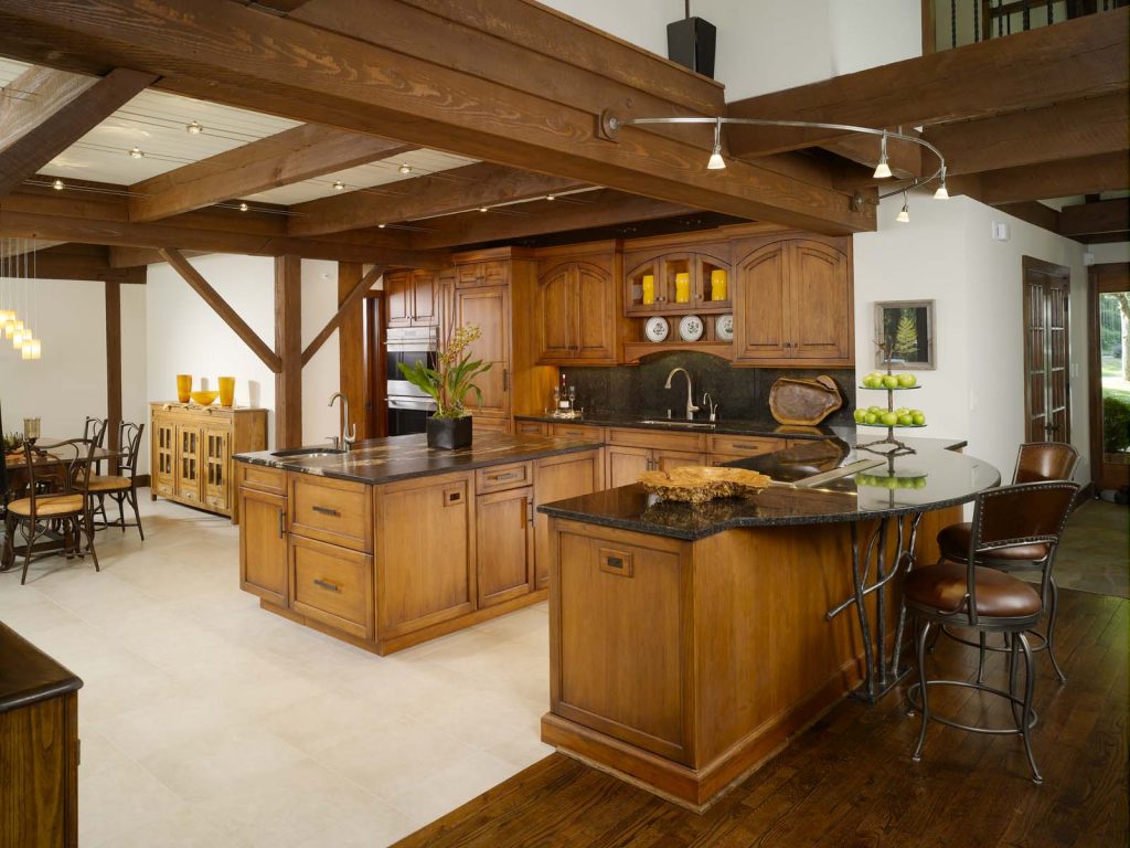 Renovated lodge kitchen